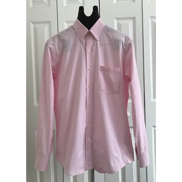 Izod Other - IZOD Sz S Red Label Premium Gingham Dress Shirt